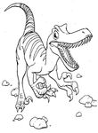 coloriage gratuit Dinosaures