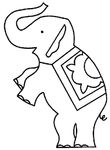 dessin gratuit Elephants
