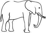 coloriage gratuit Elephants