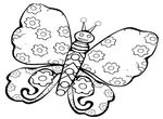 coloriage gratuit Papillons